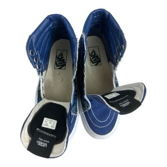 VANS Sk8 Hi Bolt Big Reveal Volcano Blue High Top Sneakers Kids Men 3.5 Women 5 - Picture 7 of 11